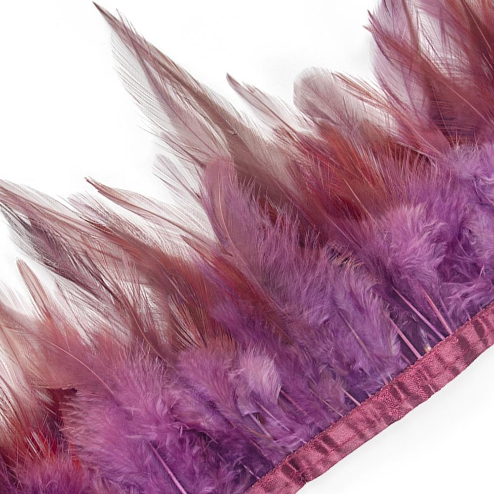 1M 5M 10Meters Dyed Colorful Rooster Chicken Feathers Trim 8-12CM Soft Plumes Ribbon Fringe for Wedding Dress Sewing Decoration