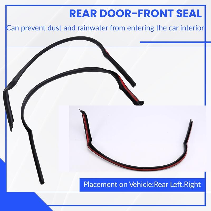 Für BMW X5 X5M F15 2014-2018 Auto Hintertür-Vordertürdichtung Links & Rechts 51767318509 51767318510