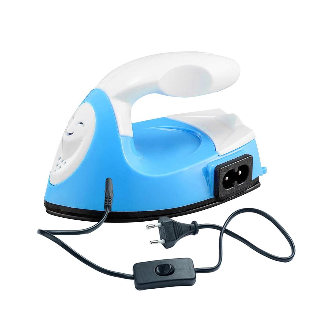 Mini Iron Multipurpose Heat Transfer Handy Small Fitments Stable Electric Iron for Home Clothes Vinyl Projects Shoes EU Plug