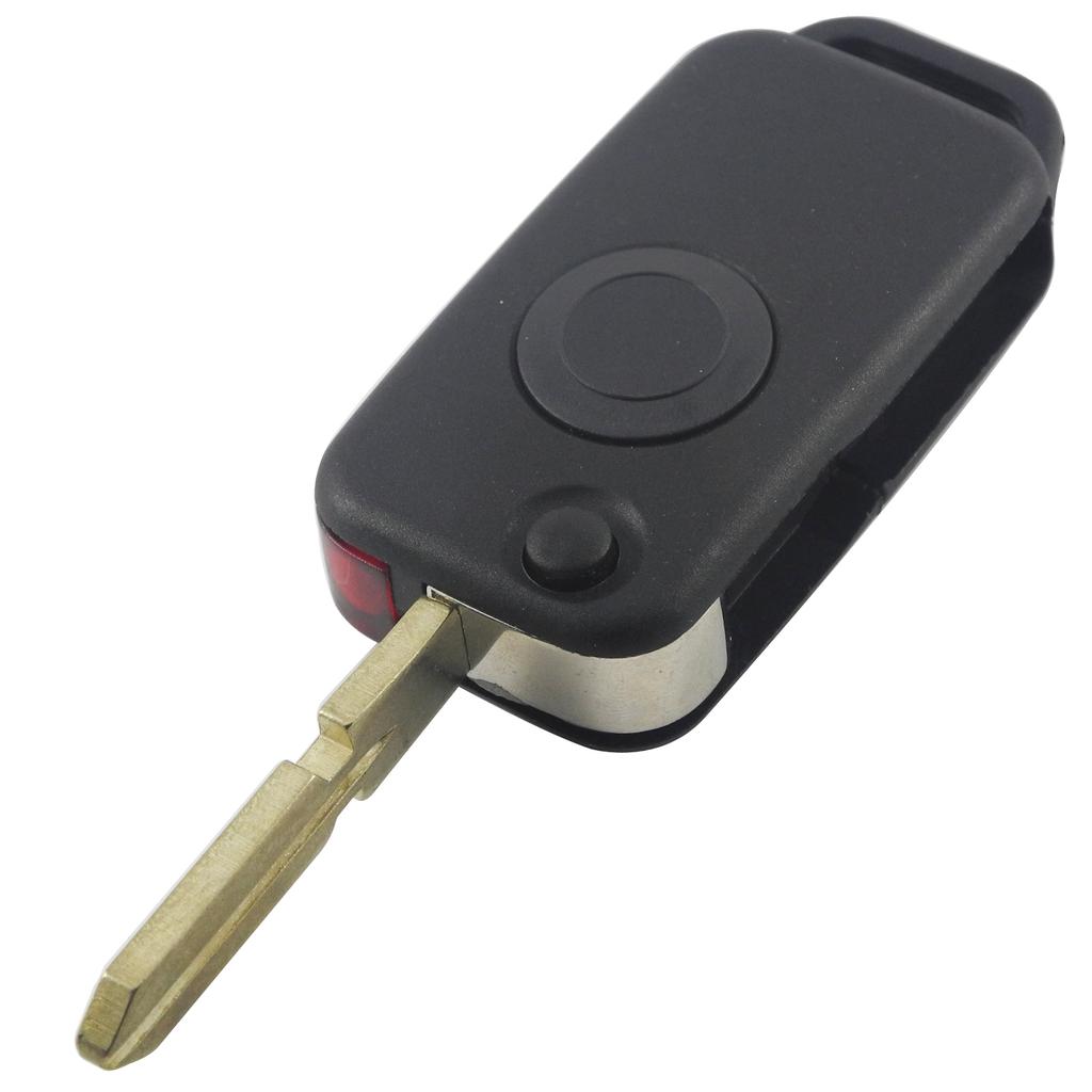Jingyuqin 1/2/3/4 Buttons Car Remote Folding Flid Key Shell Cover For Mercedes For Benz B200 A160 W124 W202 W210 HU39 HU64