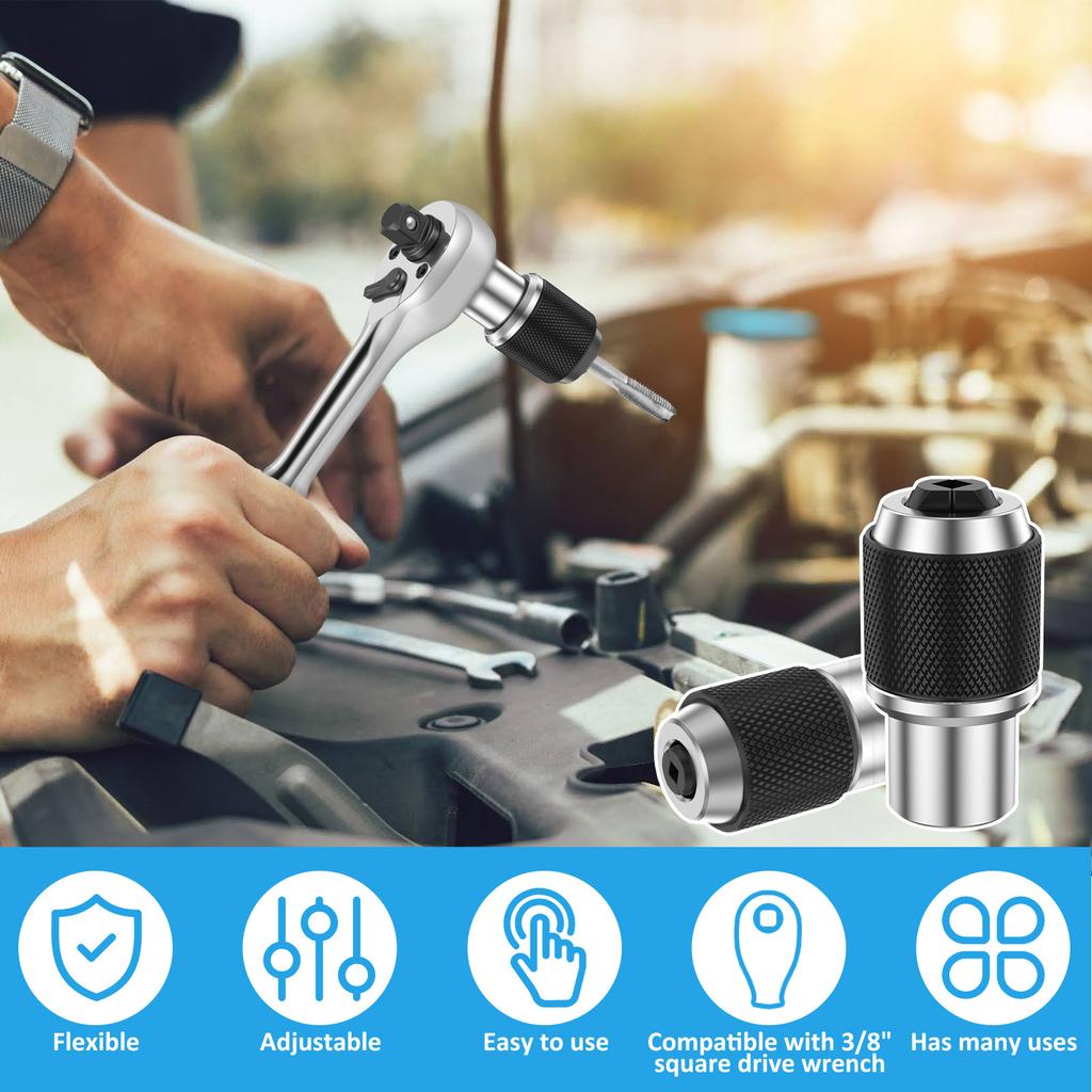 Tap Socket Set Sturdy Multifunctional Tap Extractor Tool Easy to Use Convenient Tap Socket Adapter With Adjustable Jaws