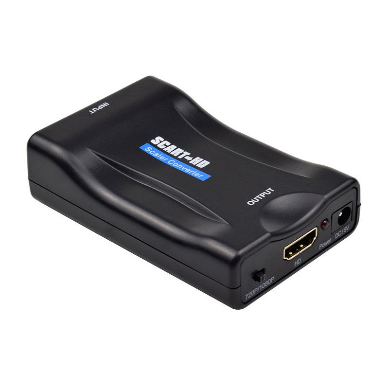 HD Video SCART to HDMI Converter & TV Adapter Switch