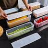 Scatola porta spaghetti rettangolare in plastica scatola per la conservazione degli alimenti da frigorifero con coperchio cucina varie grano cibo spaghetti pendenti scatola sigillata