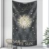 Tarot Psychedelic Scene Art Tapestry Occult Witchcraft Divination Wall Hanging Hippie Boho Decor Bedroom Home Decor