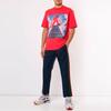 Palace Creative Print Crew Neck Short Sleeve T-Shirt Men Tops Red P16TS137