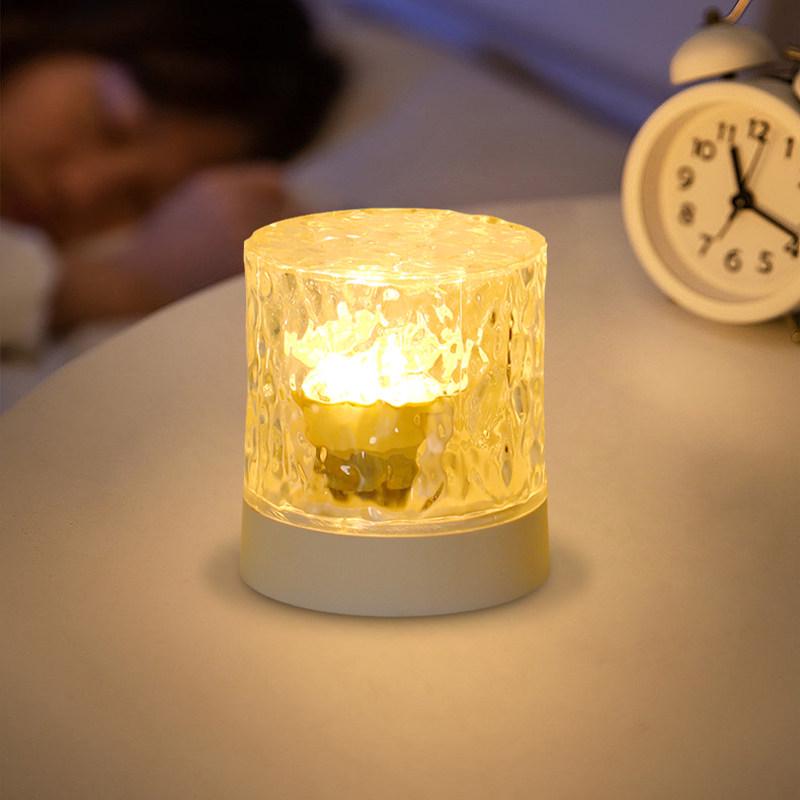 Romantic Rotating Water Ripple Atmosphere Night Light for Couples 5W