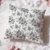 flower pattern Cushion Cover Premium Comfort Reversible Pillow Cove Two in One Design for Any Room  Car Interior
