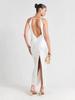 2026 Neuer Stil Damen Quasten Neckholder Maxikleid