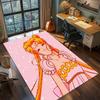 Sailor Moon Anime Rug Carpet Large Area Rug Non Slip Washable Floor Mat Gamer Room Bedroom Home Decor -QJY