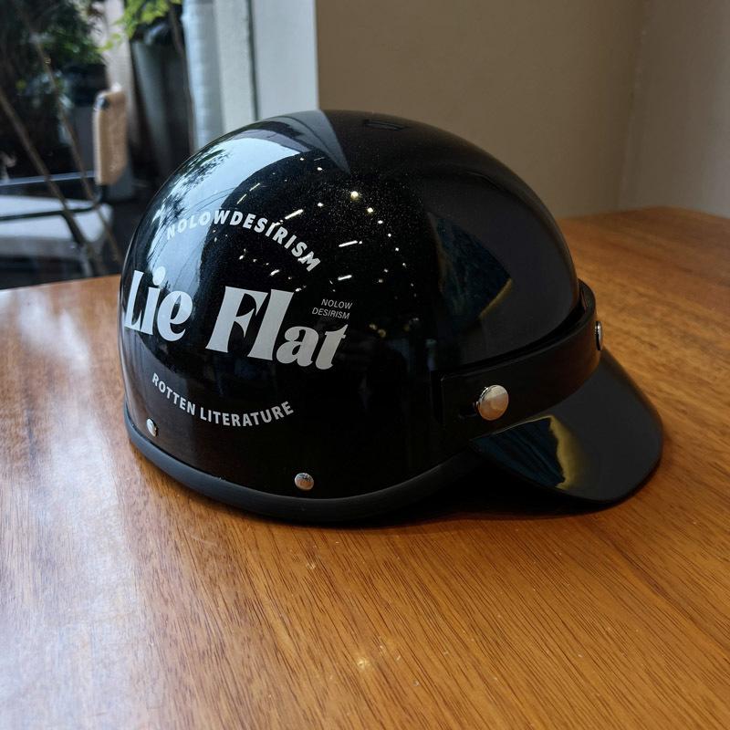 Trendy Brand Retro Harley Electric Car Motorcycle Helmet Personalized Windshield Summer Hard Hat Men and Women Sun Protection