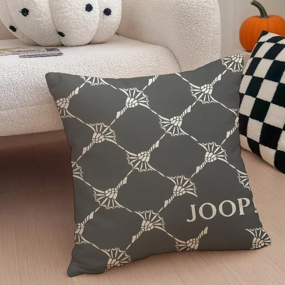 JJOOP Ljus Lyx Mode Soffkuddeöverdrag Kuddfodral Dold Knapp Hållbar Polyester Stolskudde