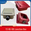 Y2-90-100 Iron Junction Box for 1.5-3KW Three-Phase Motor with Terminal Board and Protective Cover