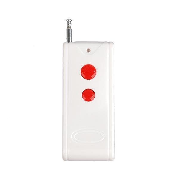 High-Power 2-Button Wireless Remote Control (1000m, 315/433MHz)