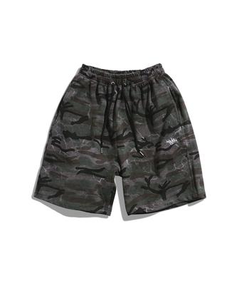 Peullukeu Camo Easy Elastic Shorts Grey Fsp359