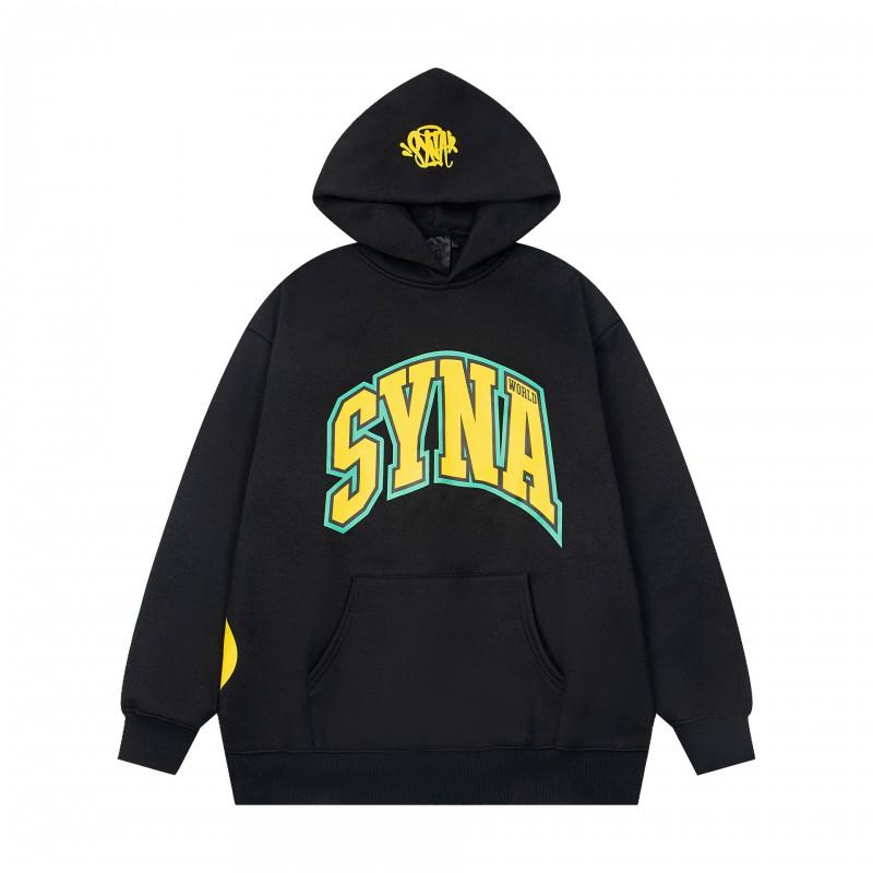 High Quality SynaWord Hip Hop Streetwear Hoodie Sweatpants Set Men Women