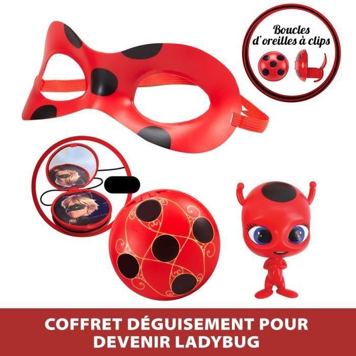 Ladybug Kostüm - Maske Jojo Spiegel Ohrringe Kwami Tikki - BANDAI - Miraculous Ladybug - Verwandlungsset