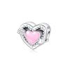 Original Copper Heart-Shaped Flower Butterfly Animal Pendant Rubik'S Cube Bead Fit Diy Exquisite Jewelry Women Gift