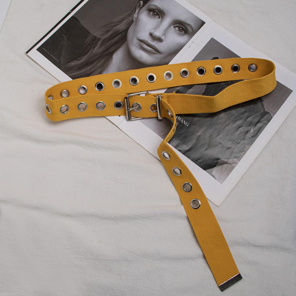 Versatile Women's Cloth Belt, Air-eye Casual Long Belt, Street Fashion Women's Belt