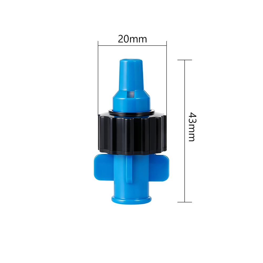 

4-way Mist Sprinkler 7.5mm Interface Cross-Shaped Fogging Nozzle and Anti-drip Device Garden Automatic Plants Flowers Watering