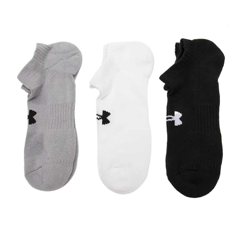 Under Armour Ankle Socks Unisex 3 Pack 1386313-035 L