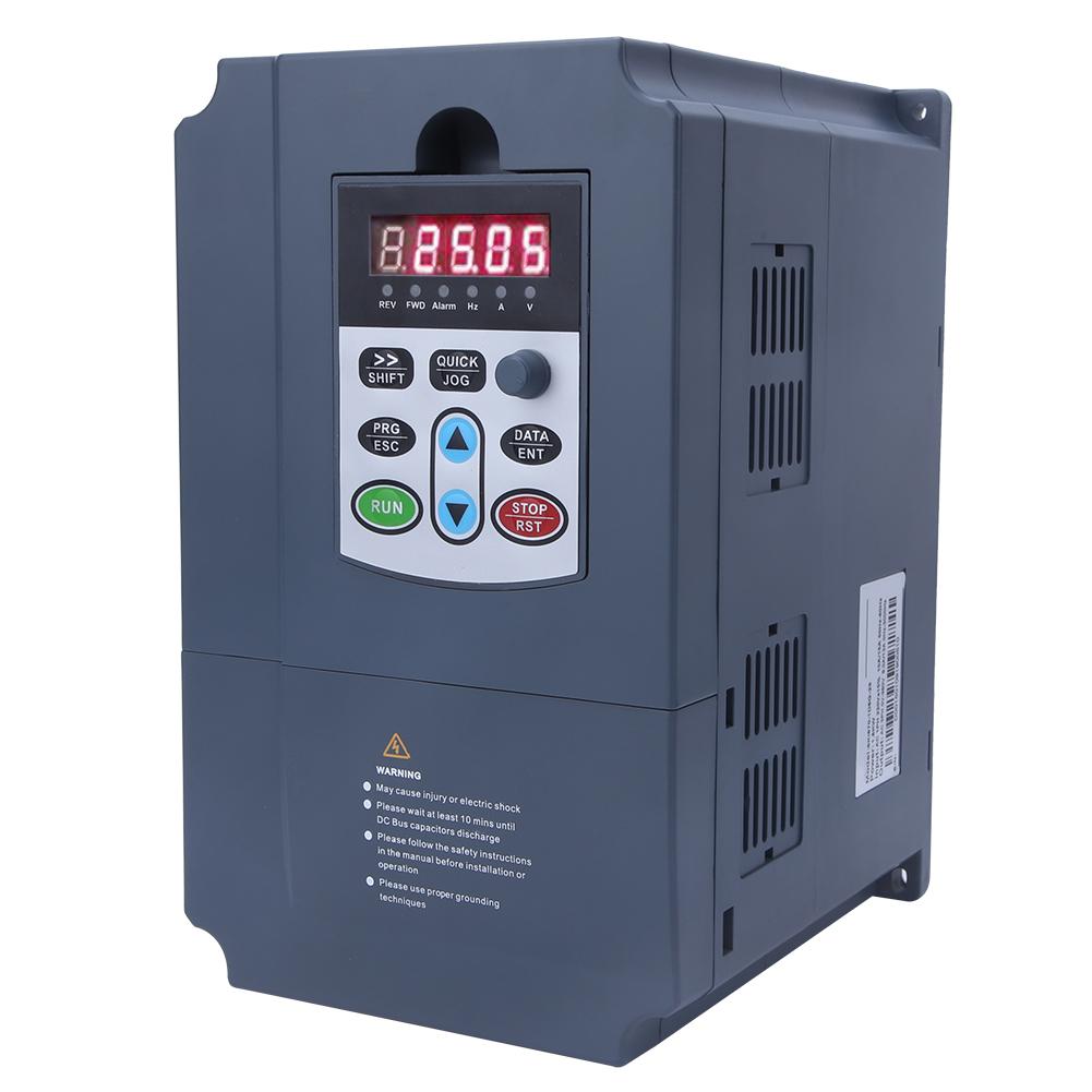 Variable Frequency Inverter Single Phase 220VAC Input to 3 Phase 0 380VAC Output 1.5KW 0Hz 3000Hz