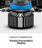 Dual-Color LED Automotive Fog Lights, H7 9005 9006 H11, Easy Installation
