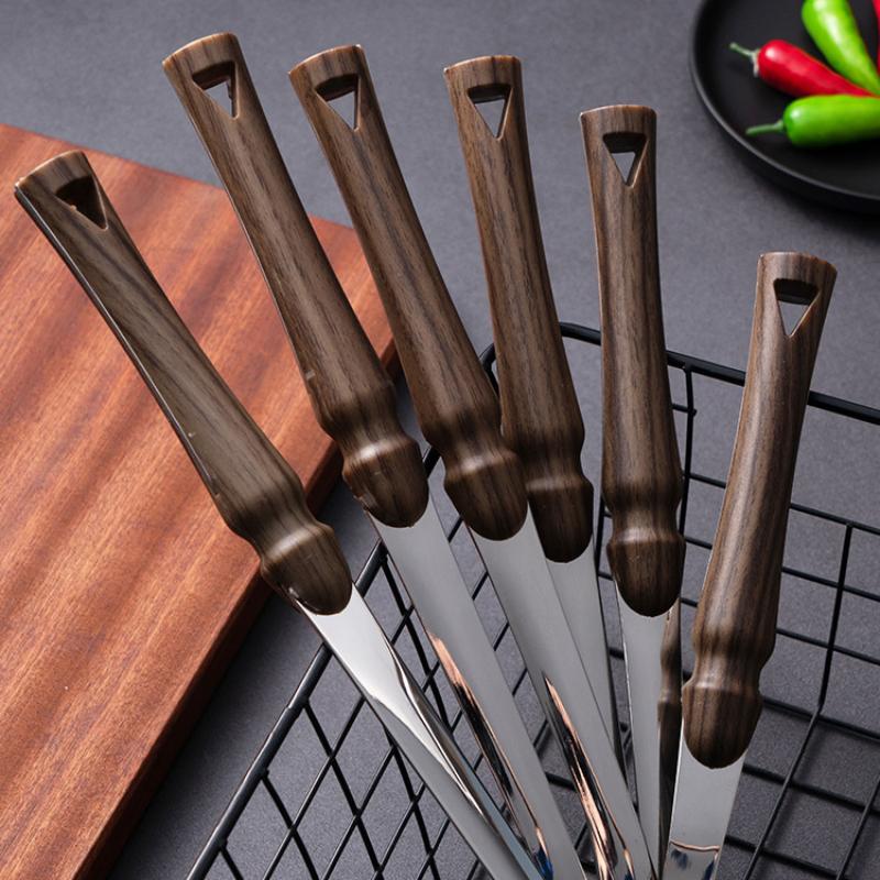 HANYANG 201 Stainless Steel Cookware Spatula Kitchen Utensils Spatula Soup Ladle Funnel Cookware Set of Six Sets