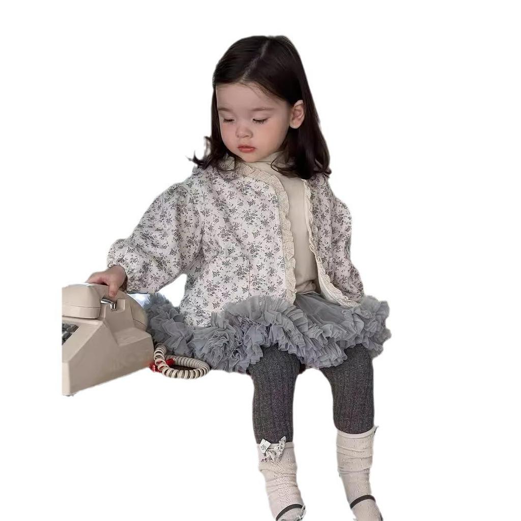 2025 Autumn Korean Style Girls' Outfit Set: Fashionable Coat and Early Autumn Wear