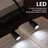 Book Light Bendable Arms Reading Lamp Adjustable Brightness LED Night Light Hands Free Flashlight for Reading Crafting Knitting