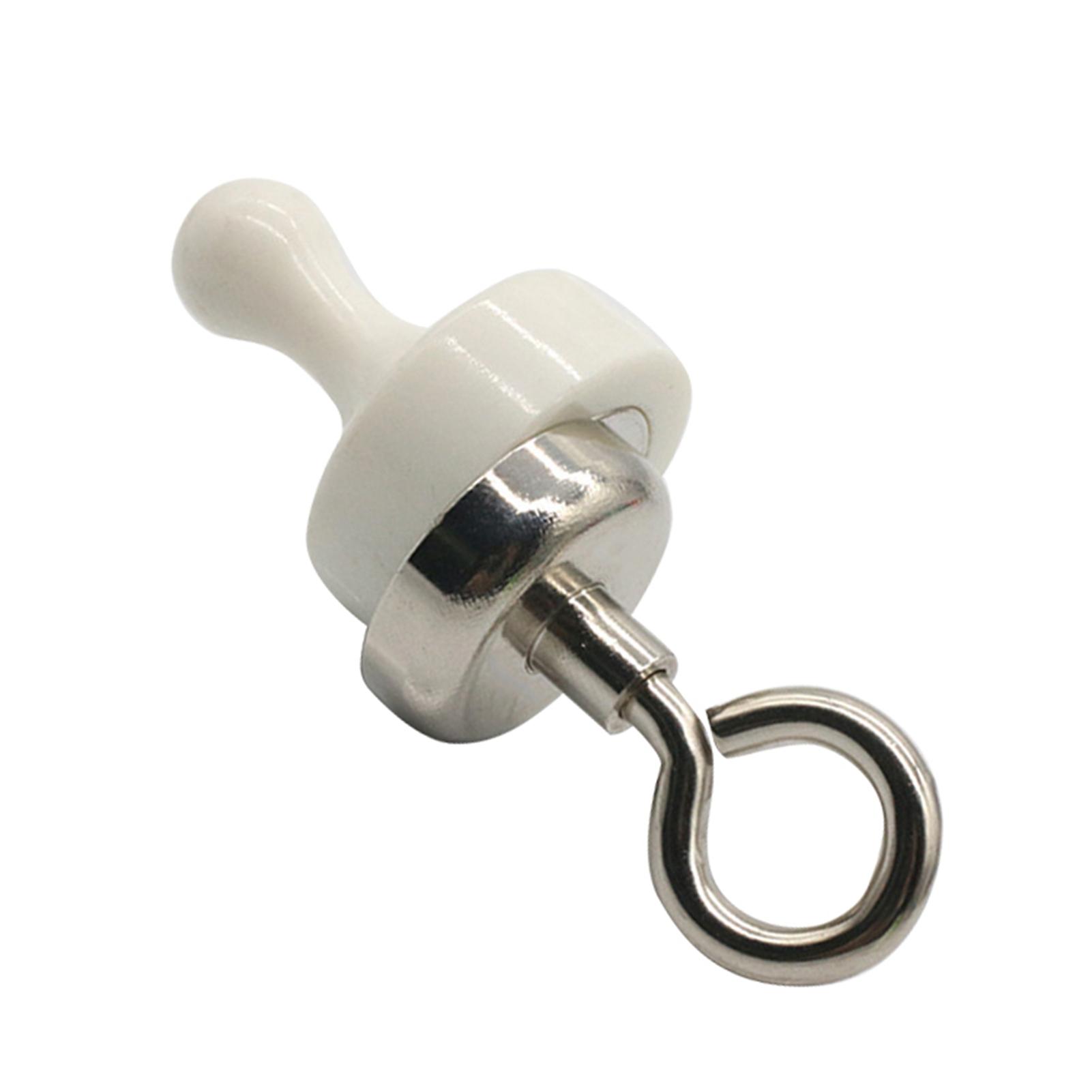 

Magnetic Push Pin Set Fridge Magnets Multifunction for Outdoors Tent Camping Kitchen White білий