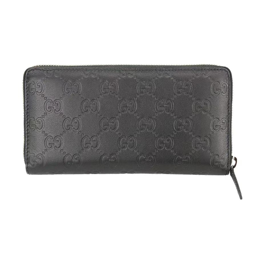 GUCCI Leather Wallet Medium Men's Black 244994-A0V1R-1000