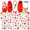Self Adhesive Flower Unicorn Pattern Nail Art Decorations Stickers And Decals Acrylic Manicure Nails Supplies Tool HQ