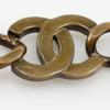 Chanel Chain Belt Belt A07928Y02269 Vintage Processing COCO Mark MARRON Brown Plated Gold/Suede Women Used