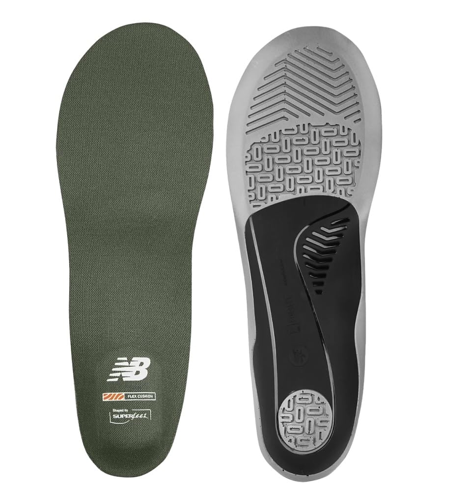 New Balance Superfeet Casual Flex Cushion Insole Sizes (FL6386) - 21.5-23cm (9.5-9.9 Inches)