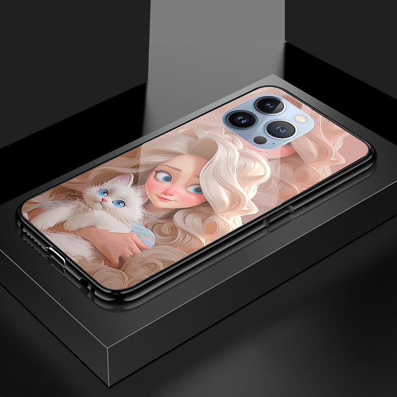 Tempered Glass Phone Case For OPPO Reno13 Reno14 Realme 11 12Pro 14 GTNeo6 C21Y C53 C75 OnePlus Nord2 NordCE3Lite Soft Edge Shockproof Smooth Shell