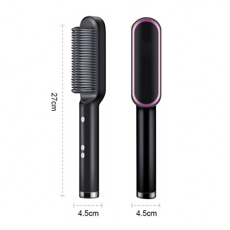 Trending Products 2025 Hair Dryer Comb Curling Irons Beauty Products for Women Hair Brushes Fast Heating Hair Straightener Comb