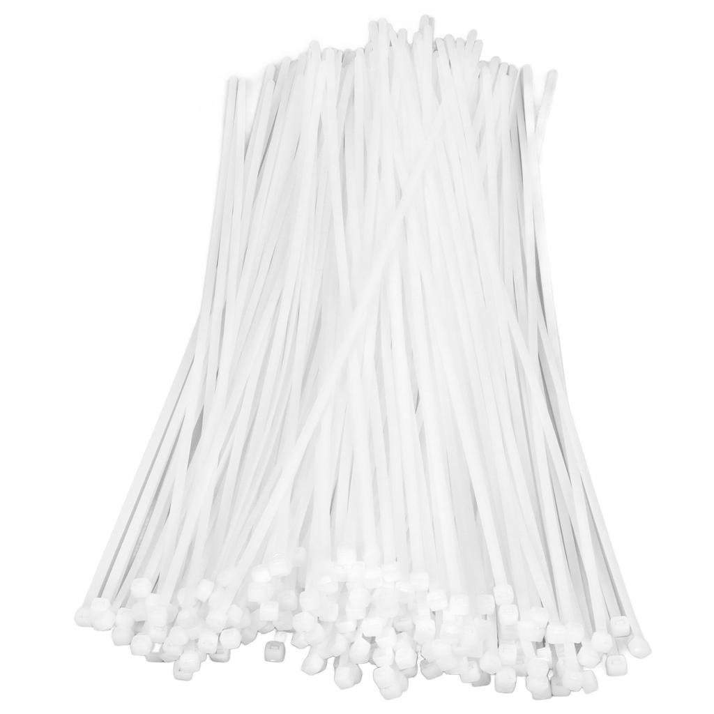 250 Stück Kabelbinder Nylon Witterungsbeständig Selbstsichernd Drahtbinder für Zuhause Büro 120 lbs