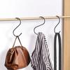 4Pcs S Shape Door Behind Hook Kitchen Bathroom Stainless Steel Multi-Purpose Hooks Hanging Holder Home Storage Tools