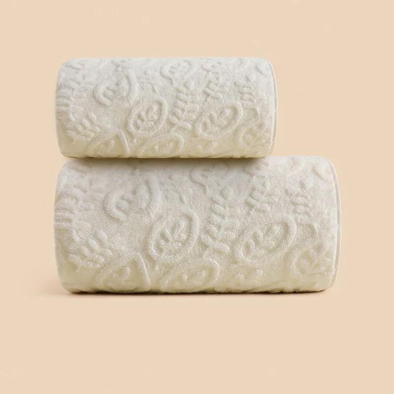 1/2PCS Bath Towel Cotton Extra Large Long Thick Quick Drying Towel Absorbent Soft Plush Towel Bathroom Towel Wrap Set