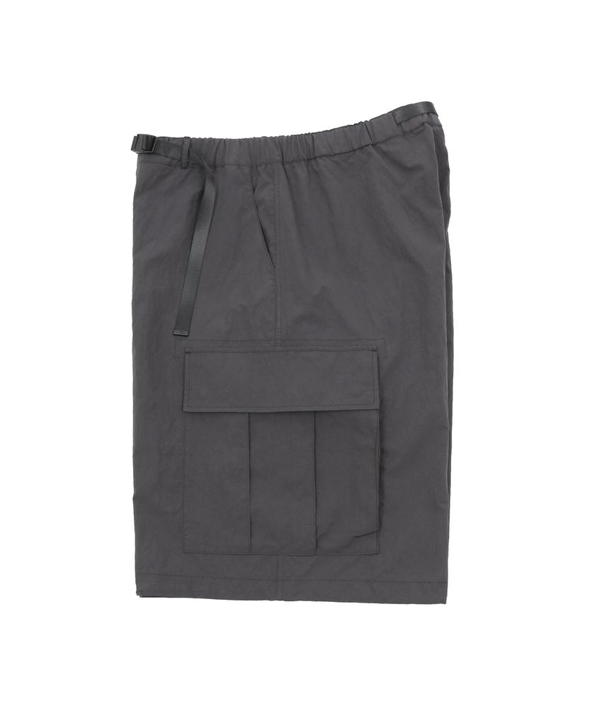 Haebeuopeudyuti N/P Mill Cargo Shorts (Dark Grey)