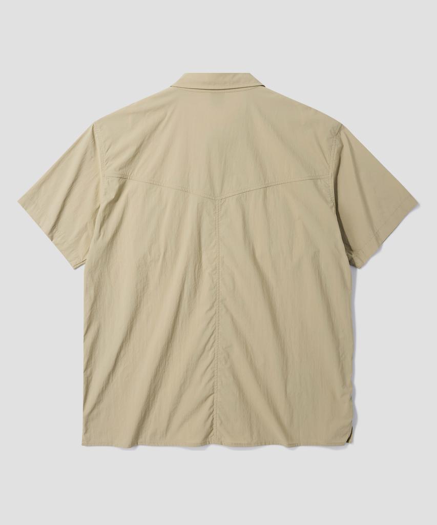 AGOD Utility Pocket Nylon Shirt [Beige]