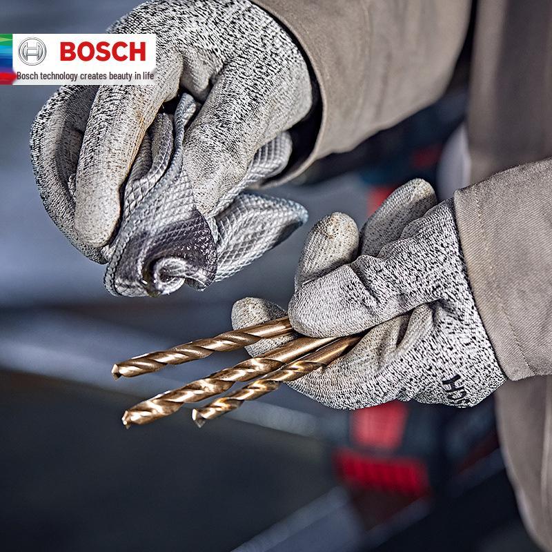 Bosch High-Speed Cobalt Drill Bit for Metal & Aluminum - Round Head, Straight Shank, Professional & Home Use