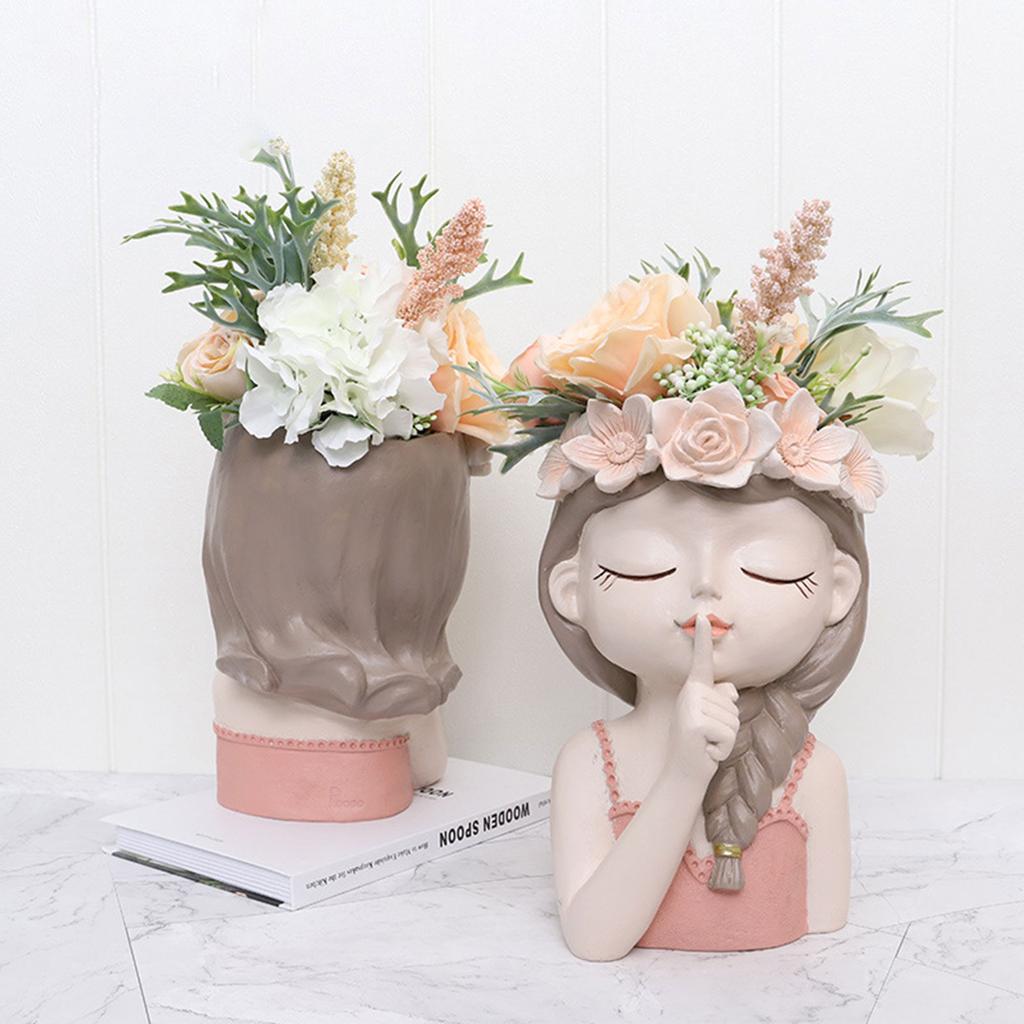 Feen-Blumentopf Kleiner Sukkulenten-Topf Harz Wohnzimmer Trockenblumen Dekorative Pflanzgefäße