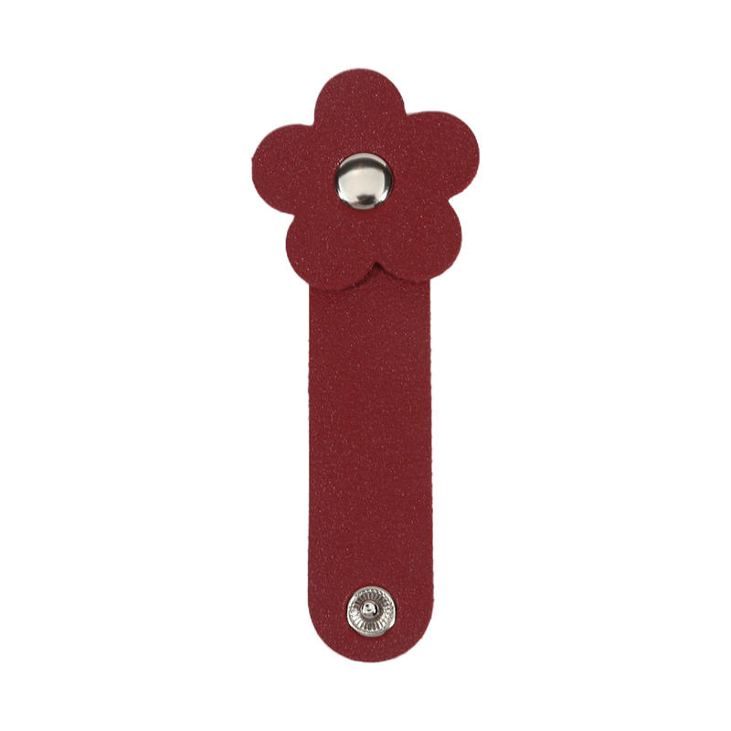 Cable Organizers Reusable PU Flower Cable Ties Cord Organizer Keeper Holder Fastening Straps Headphones PC Wire Wrap Management