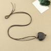 Portable Sturdy Wood Heart Pendant Necklace Accessory for Women Who Appreciate Handmade Artistics Fashion Accessories