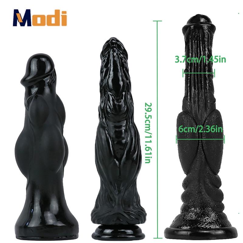 MoDi Large Anal Sex Toys Butt Fantasy Realistic Dildo Animal Massage For Men Women Big Anal Beads Penis