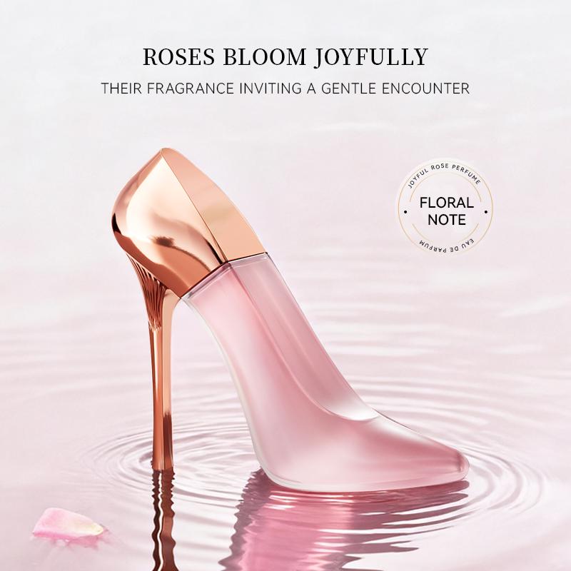 Deold Joyful Rose Perfume Unisex – Floral Eau De Parfum Long Lasting Romantic Scent 50ml