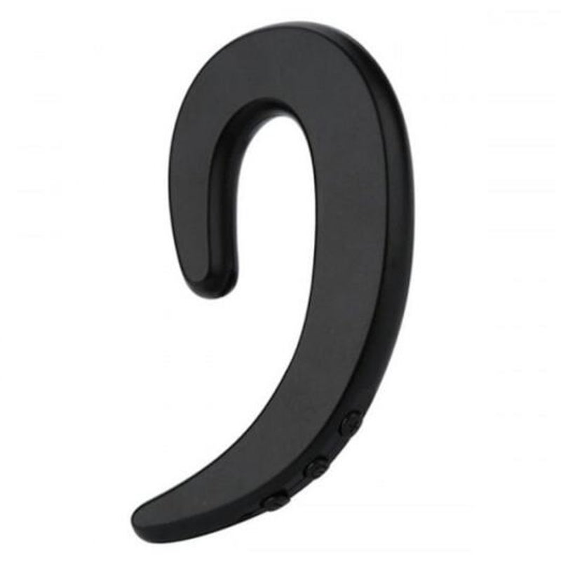 Casques d'écoute stéréo Bluetooth à conduction osseuse pour le sport, noir