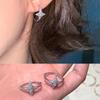 Stylish Zircon Inlaid Starburst Ear Cuffs - Fashionable, Simple, and Elegant Jewelry Design
