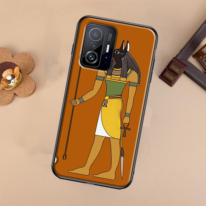 Anubis Egyptian God Case For Xiaomi POCO X7 X6 X5 X3 Pro F3 F5 F6 M6 Pro 13 14 Ultra 11T 12T 13T 14T Pro Cover